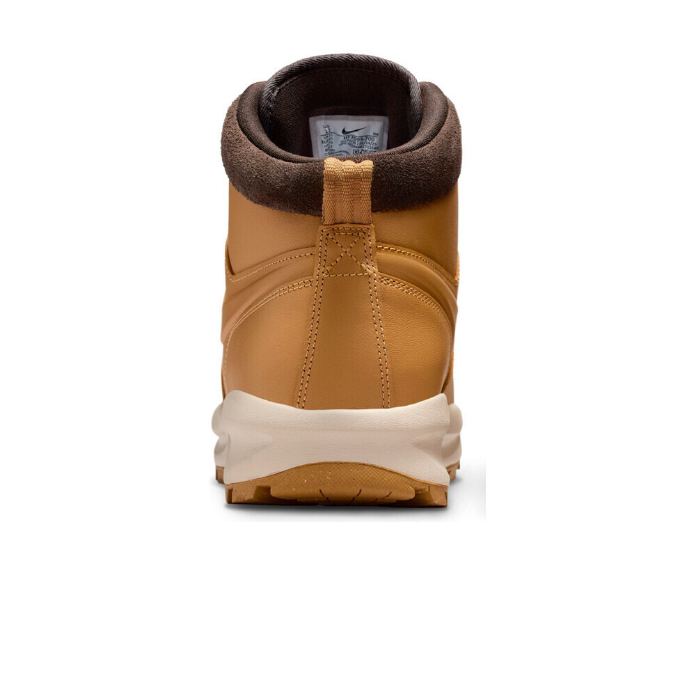 Nike zapatilla moda hombre MANOA LEATHER AMARILLO vista trasera