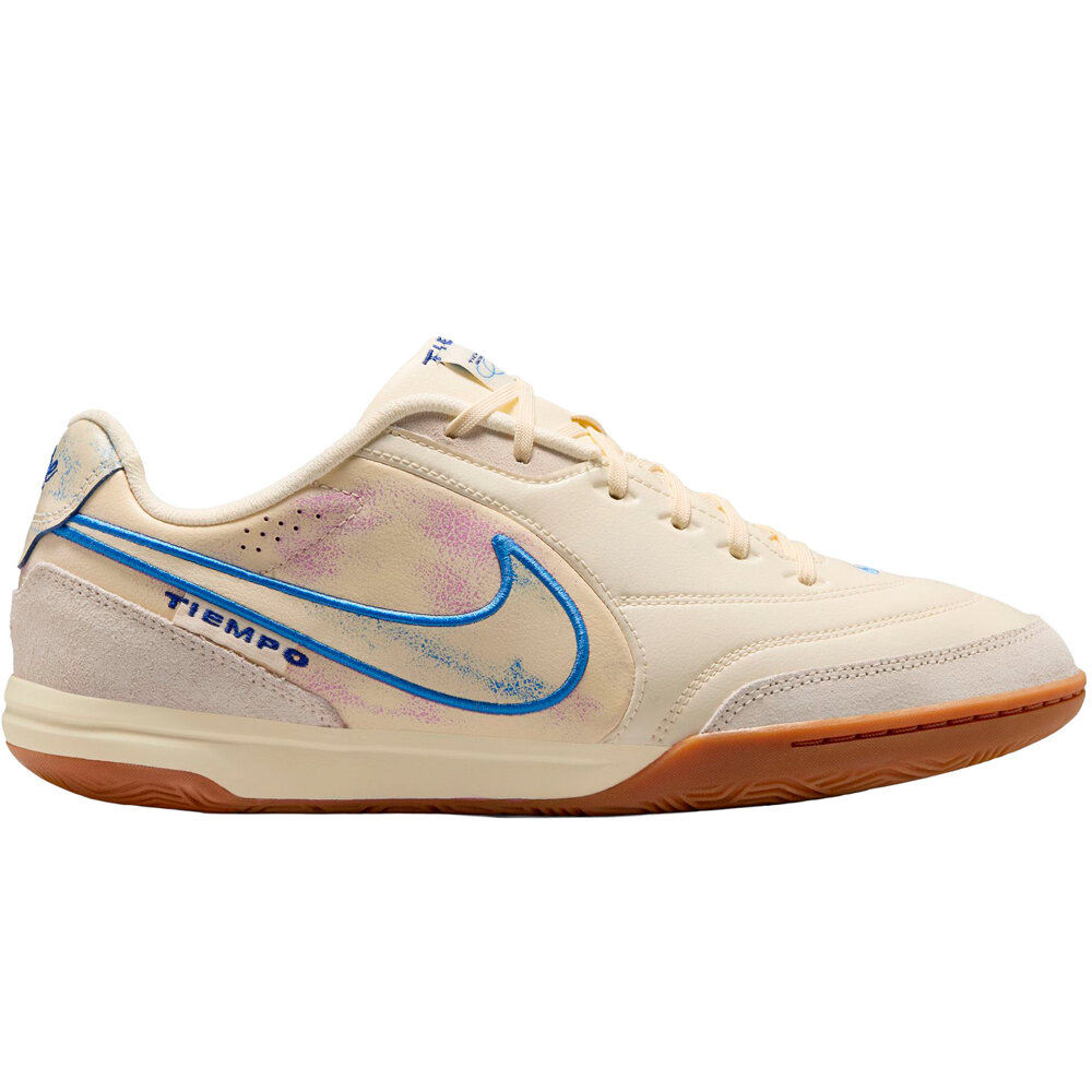 Nike zapatilla moda hombre TIEMPO STREETGATO PRM MARRON lateral exterior