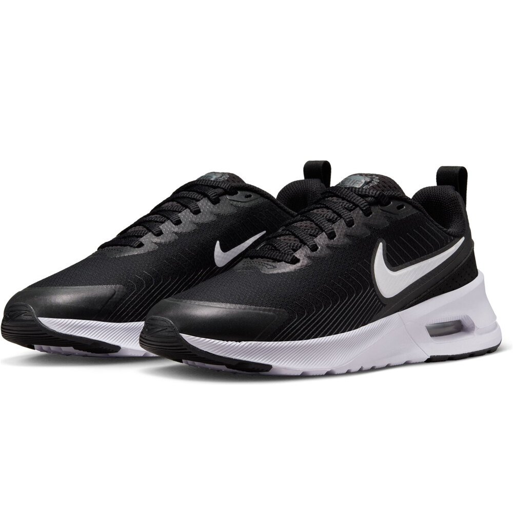 Nike zapatilla moda mujer AIR MAX NUAXIS NEGRO lateral interior