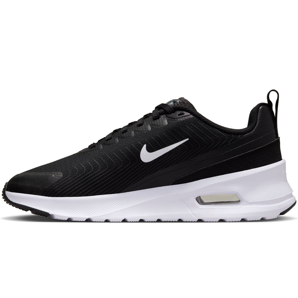 Nike zapatilla moda mujer AIR MAX NUAXIS NEGRO puntera