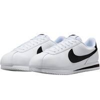 Nike zapatilla moda mujer CORTEZ BLANCO lateral interior
