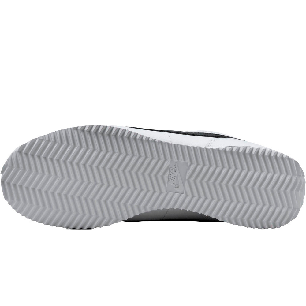 Nike zapatilla moda mujer CORTEZ BLANCO vista superior