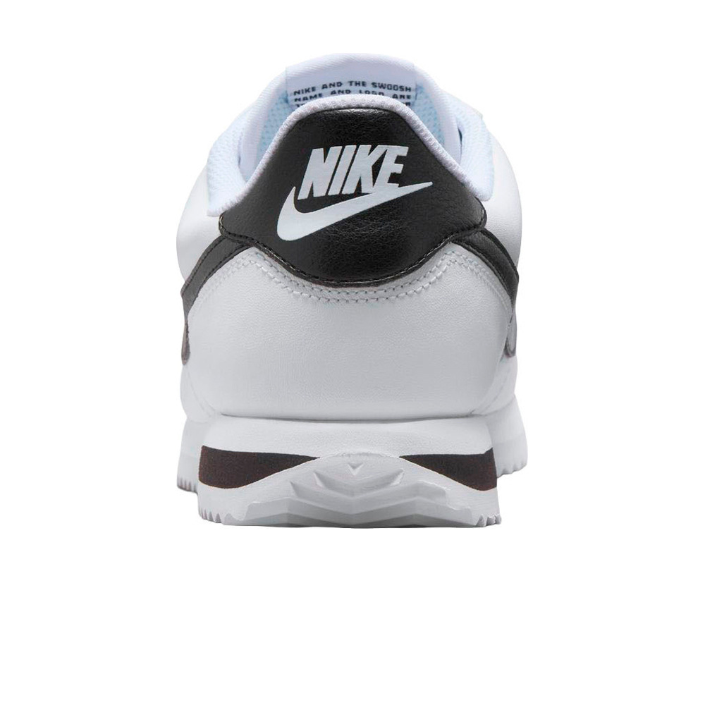 Nike zapatilla moda mujer CORTEZ BLANCO vista trasera