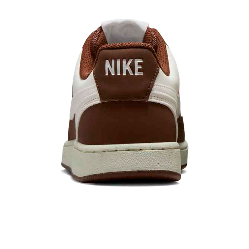 Nike zapatilla moda mujer COURT VISION LO P NBK BLANCO vista trasera