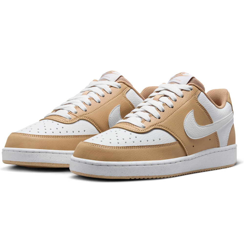 Nike zapatilla moda mujer COURT VISION LOW BLANCO lateral interior