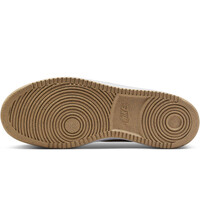 Nike zapatilla moda mujer COURT VISION LOW BLANCO vista superior