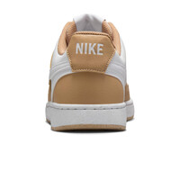 Nike zapatilla moda mujer COURT VISION LOW BLANCO vista trasera