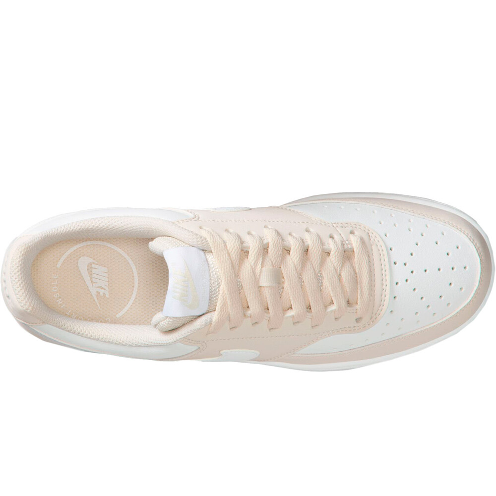 Nike zapatilla moda mujer COURT VISION LOW GRIS 05