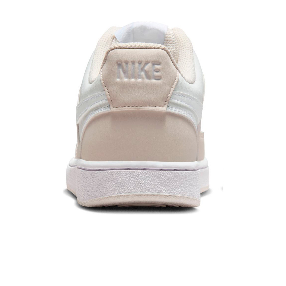 Nike zapatilla moda mujer COURT VISION LOW GRIS vista trasera