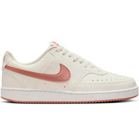 Nike zapatilla moda mujer COURT VISION LOW NEXT NATURE MARRON lateral exterior