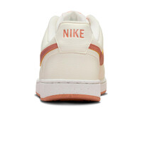 Nike zapatilla moda mujer COURT VISION LOW NEXT NATURE MARRON vista trasera