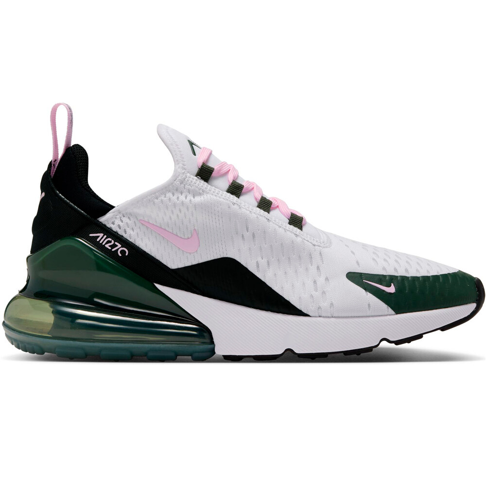 Nike zapatilla moda mujer W AIR MAX 270 BLANCO lateral exterior