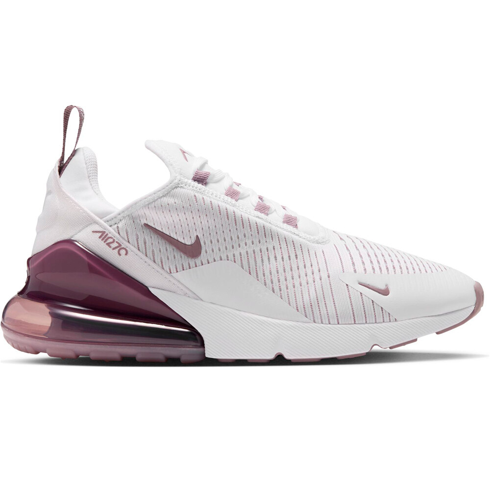 Nike zapatilla moda mujer W NIKE AIR MAX 270 MORADO lateral exterior