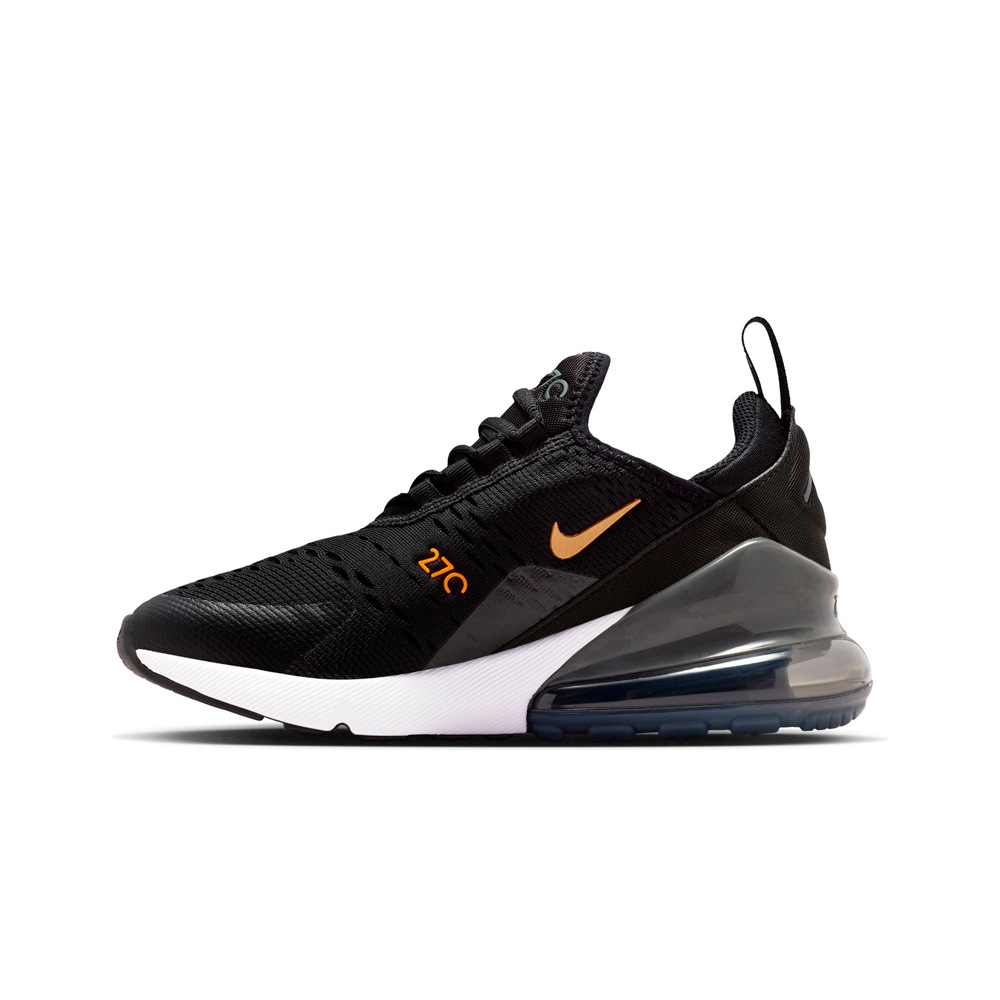 Nike zapatilla moda niño AIR MAX 270 NEGRO puntera