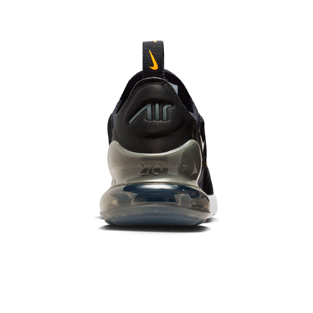 Nike zapatilla moda niño AIR MAX 270 NEGRO vista trasera
