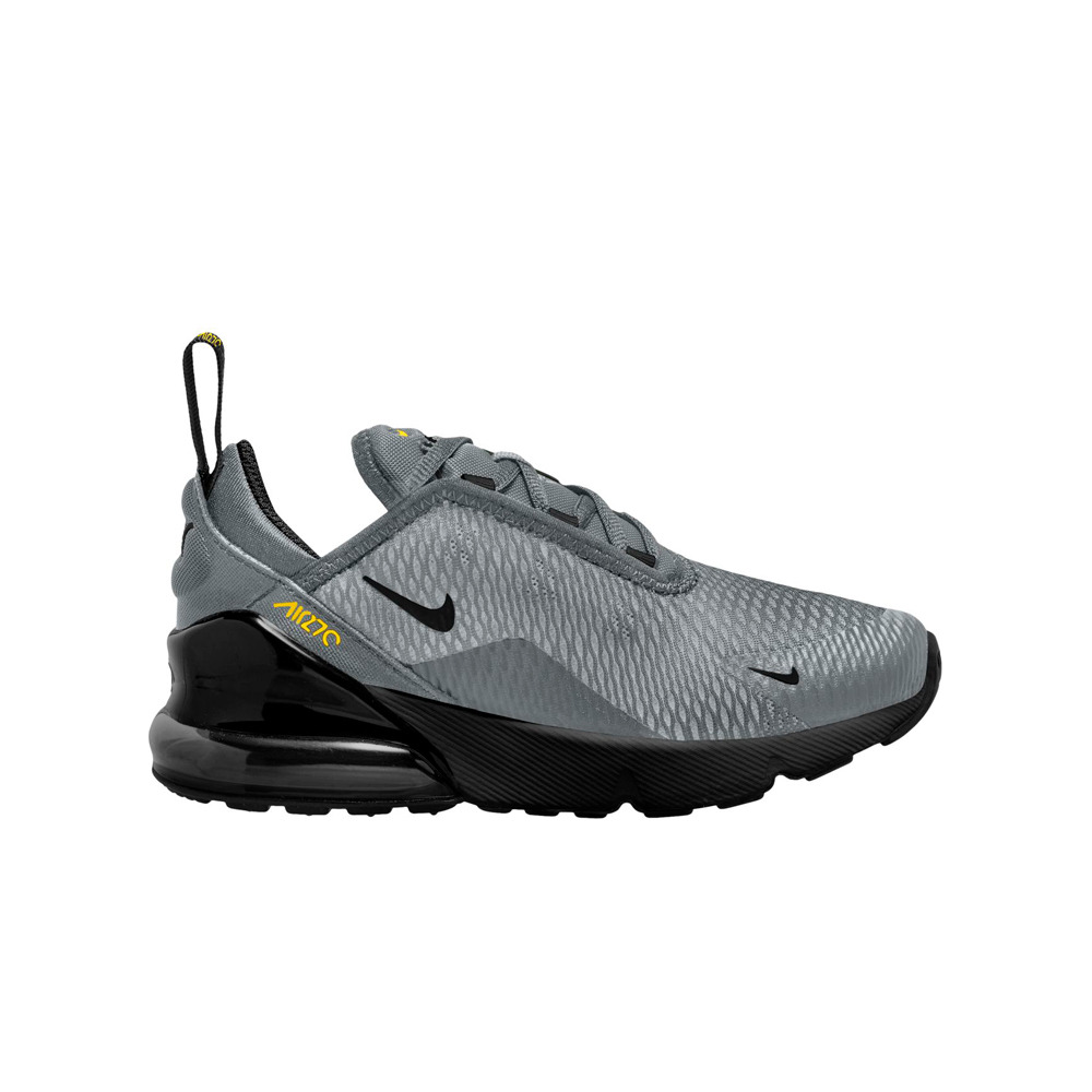 Nike zapatilla moda niño AIR MAX 270 (PS) GRIS lateral exterior