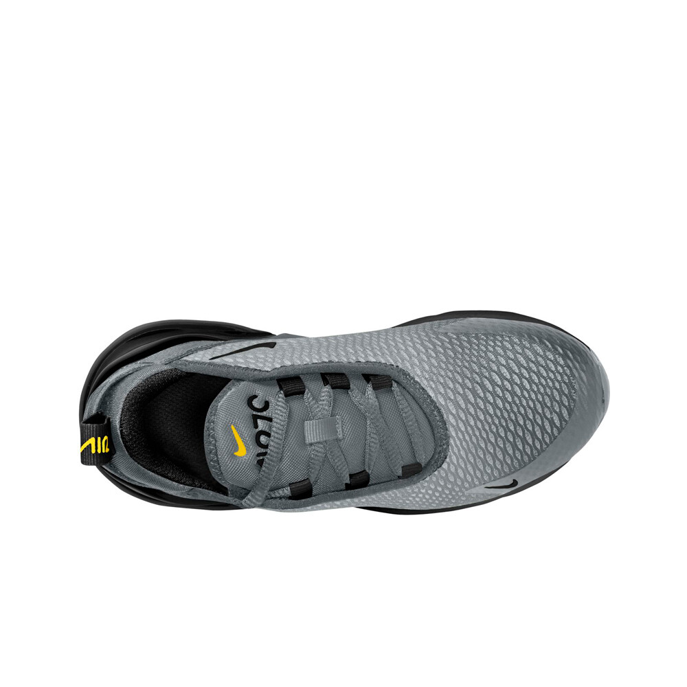 Nike zapatilla moda niño AIR MAX 270 (PS) GRIS vista trasera