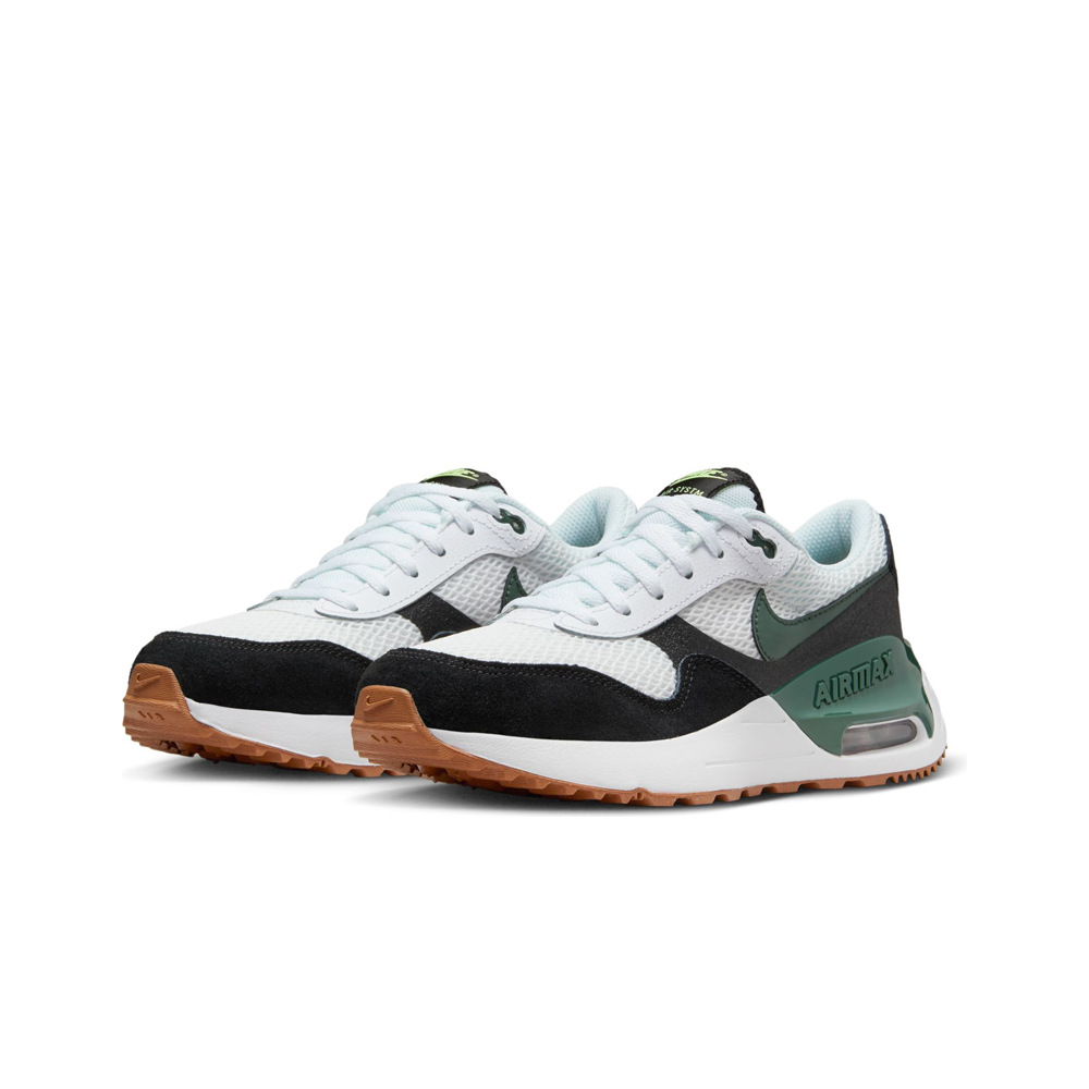 Nike zapatilla moda niño AIR MAX SYSTEM BLANCO lateral interior