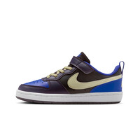 Nike zapatilla moda niño COURT BOROUGH LOW RECRAFT AZUL puntera
