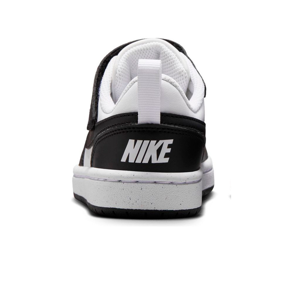 Nike zapatilla moda niño COURT BOROUGH LOW RECRAFT BLANCO vista trasera