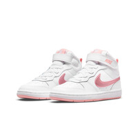 Nike zapatilla moda niño COURT BOROUGH MID 2  lateral interior