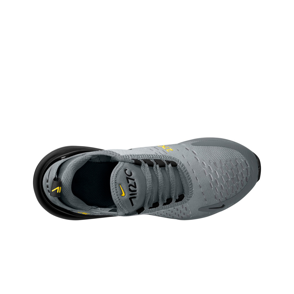 Nike zapatilla moda niño NIKE AIR MAX 270 (GS) GRIS vista trasera