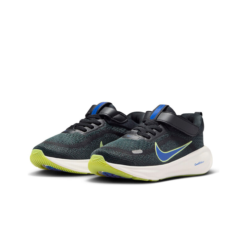 Nike zapatilla multideporte niño STELLAR RIDE NEGRO lateral interior