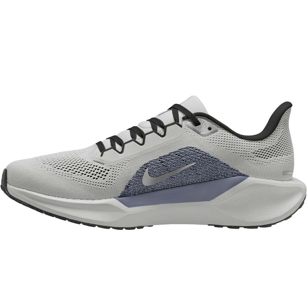 Nike zapatilla running hombre AIR ZOOM PEGASUS 41 GRIS lateral interior