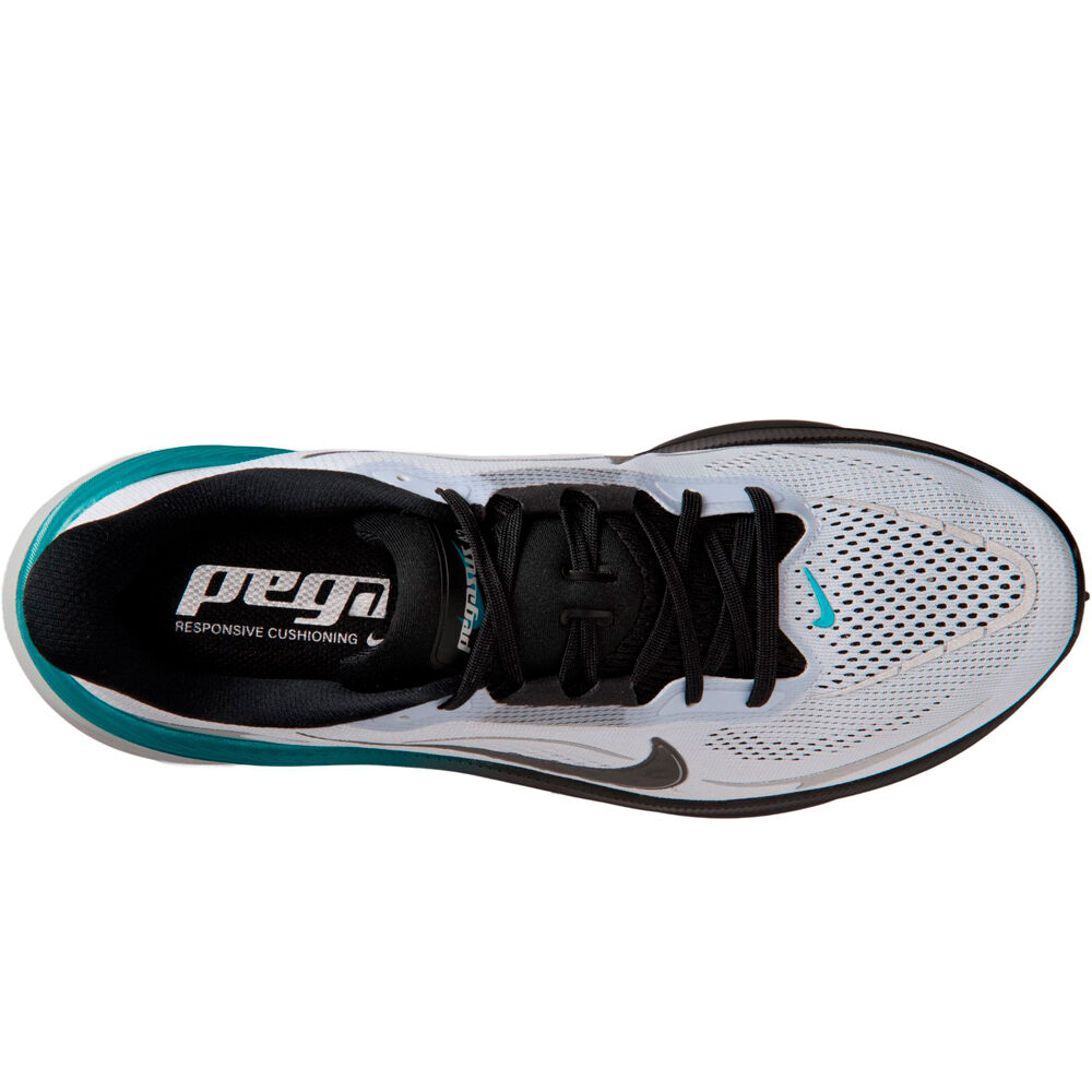 Nike zapatilla running hombre AIR ZOOM PEGASUS 42 BLANCO vista trasera
