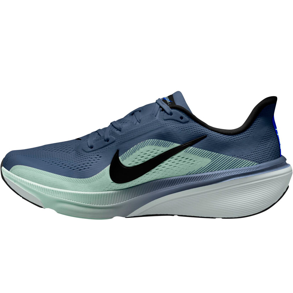 Nike zapatilla running hombre AIR ZOOM PEGASUS 42 GRIS lateral interior