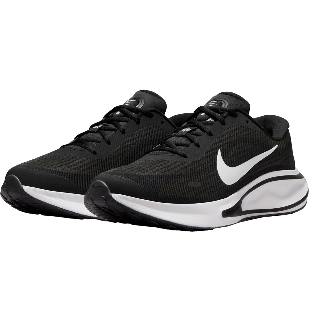 Nike zapatilla running hombre JOURNEY RUN NEGRO lateral interior