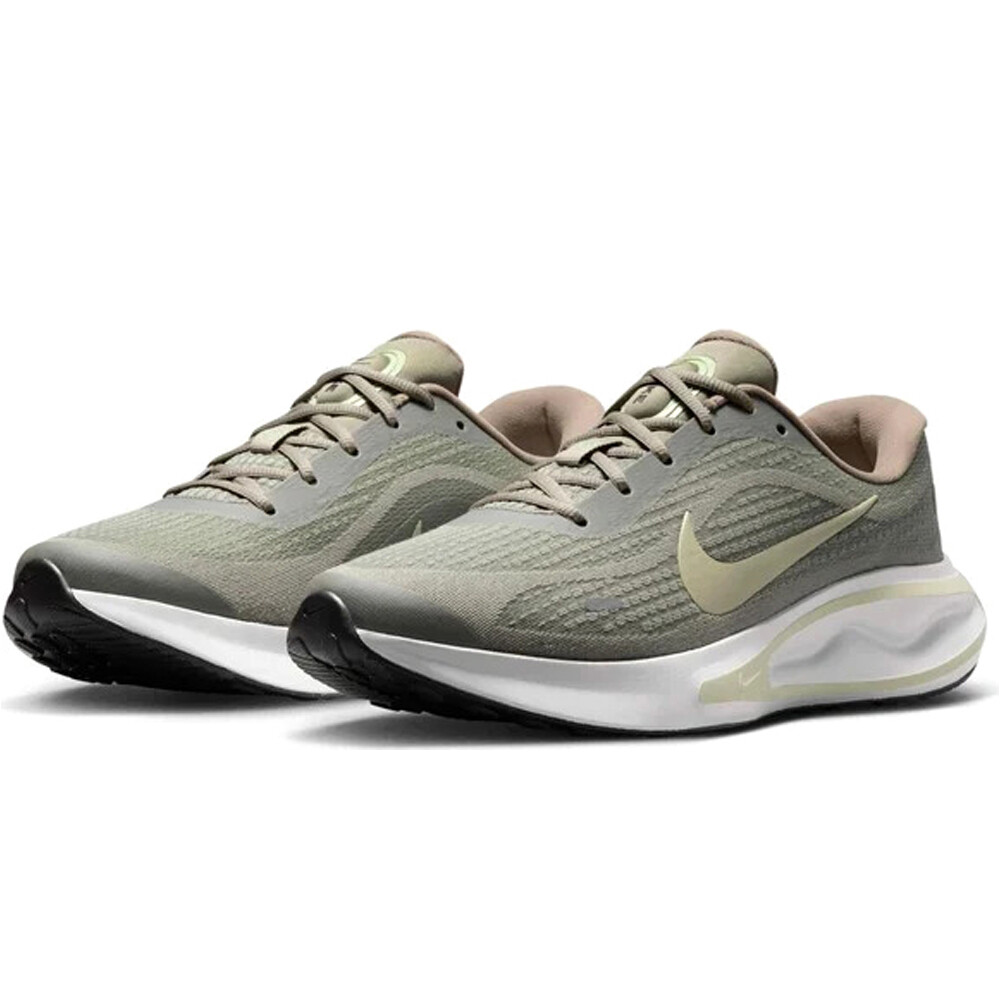 Nike zapatilla running hombre JOURNEY RUN VERDE lateral interior