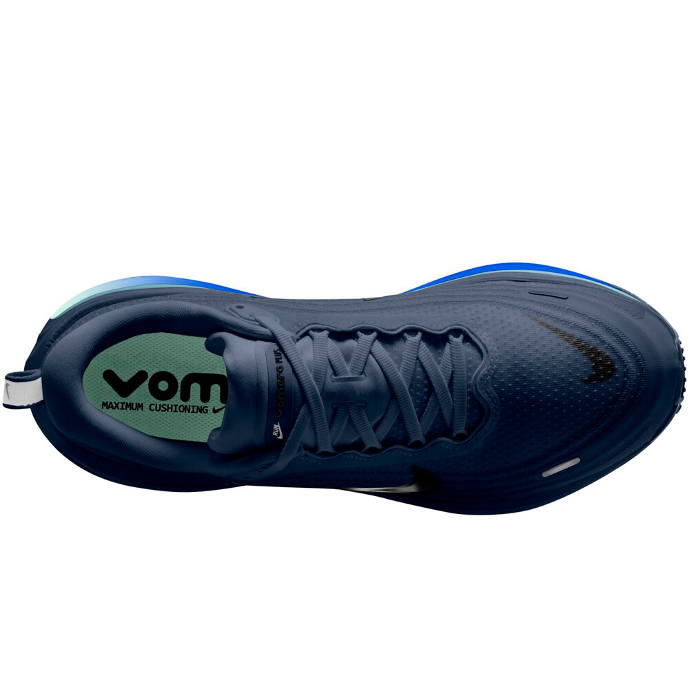 Nike zapatilla running hombre NIKE VOMERO PLUS AZUL vista trasera