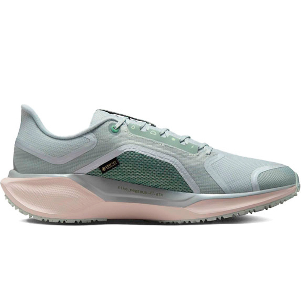 Nike zapatilla running hombre PEGASUS 41 GORE-TEX GRIS puntera