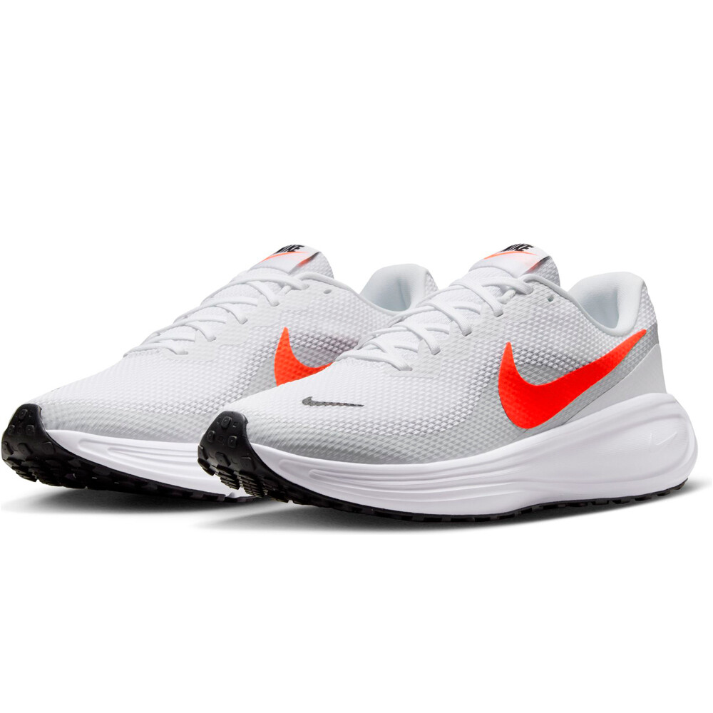 Nike zapatilla running hombre REVOLUTION 8 BLANCO lateral interior
