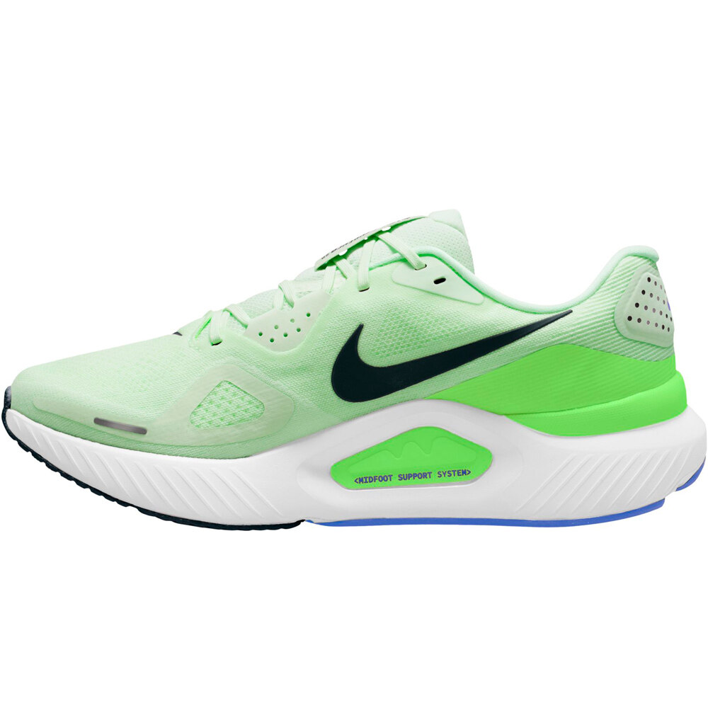 Nike zapatilla running hombre STRUCTURE 26 VERDE lateral interior