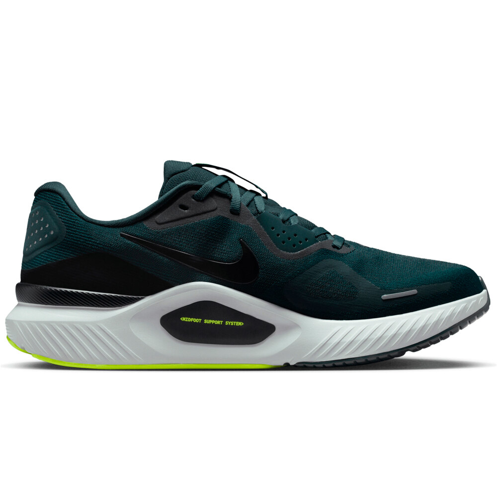 Nike zapatilla running hombre STRUCTURE 26 VERDE puntera