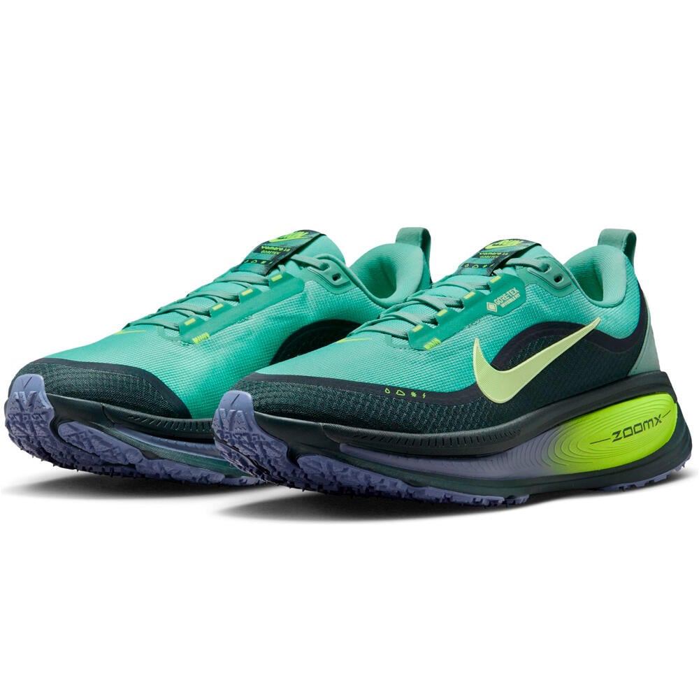 Nike zapatilla running hombre VOMERO 18 GORE-TEX GRIS lateral interior