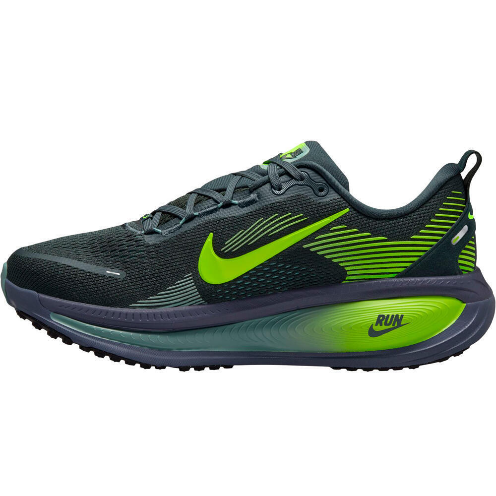 Nike zapatilla running hombre VOMERO 18 VERDE lateral interior