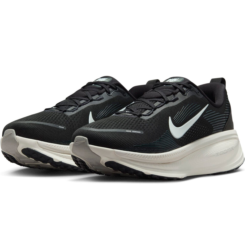 Nike zapatilla running hombre VOMERO 18 WIDE NEGRO lateral interior