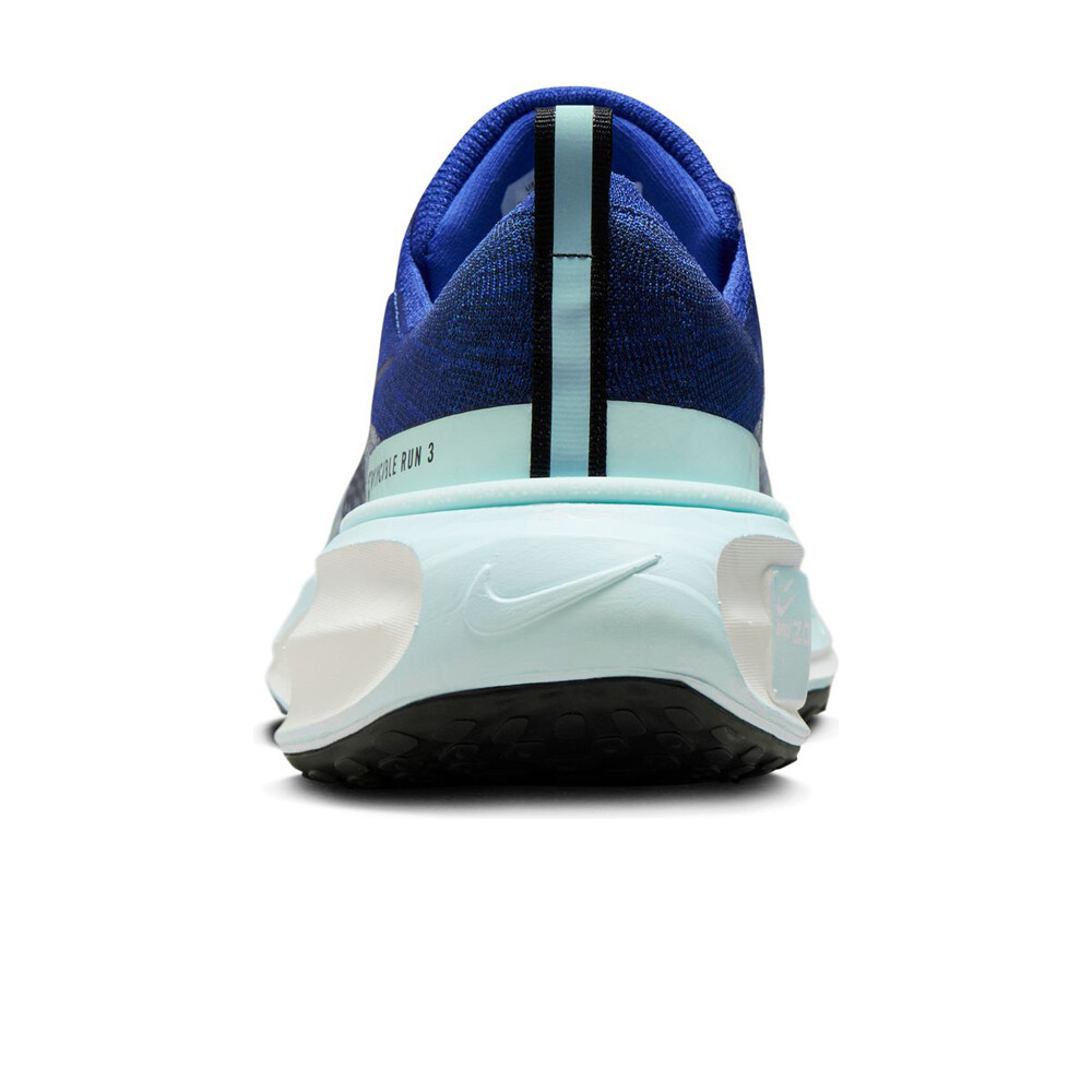Nike zapatilla running hombre ZOOMX INVINCILBE RUN FK 3 AZUL vista trasera