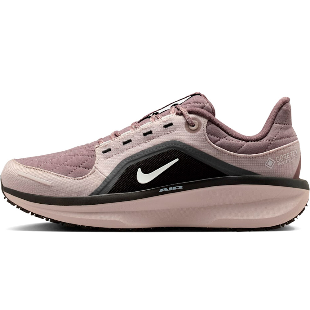 Nike zapatilla running mujer AIR WINFLO 11 GORE-TEX GRIS lateral exterior