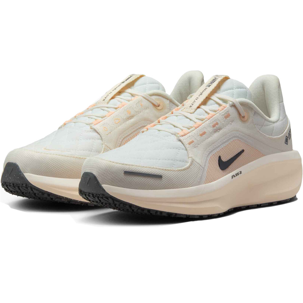 Nike zapatilla running mujer AIR WINFLO 11 GORE-TEX MARRON lateral interior