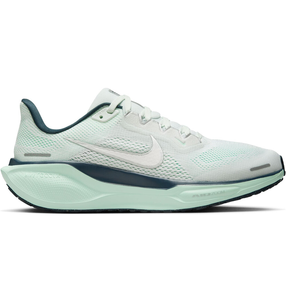 Nike zapatilla running mujer PEGASUS 41 VERDE lateral exterior