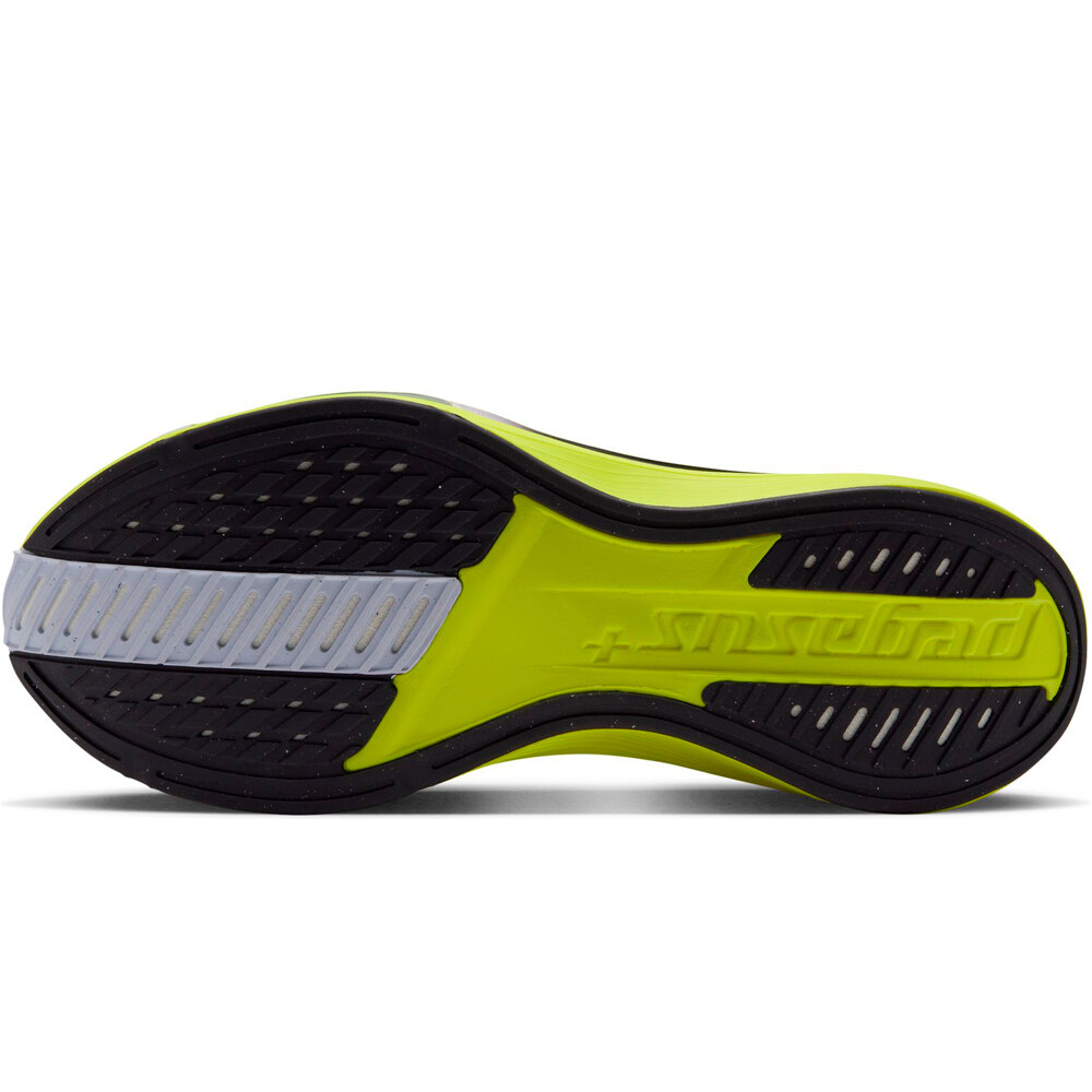 Nike zapatilla running mujer PEGASUS PLUS 2 AMARILLO vista superior