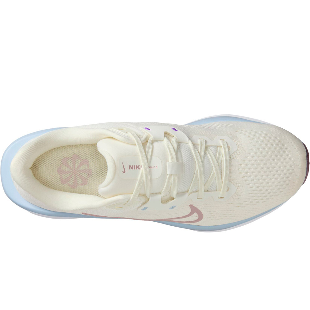 Nike zapatilla running mujer QUEST 6 BLANCO 05