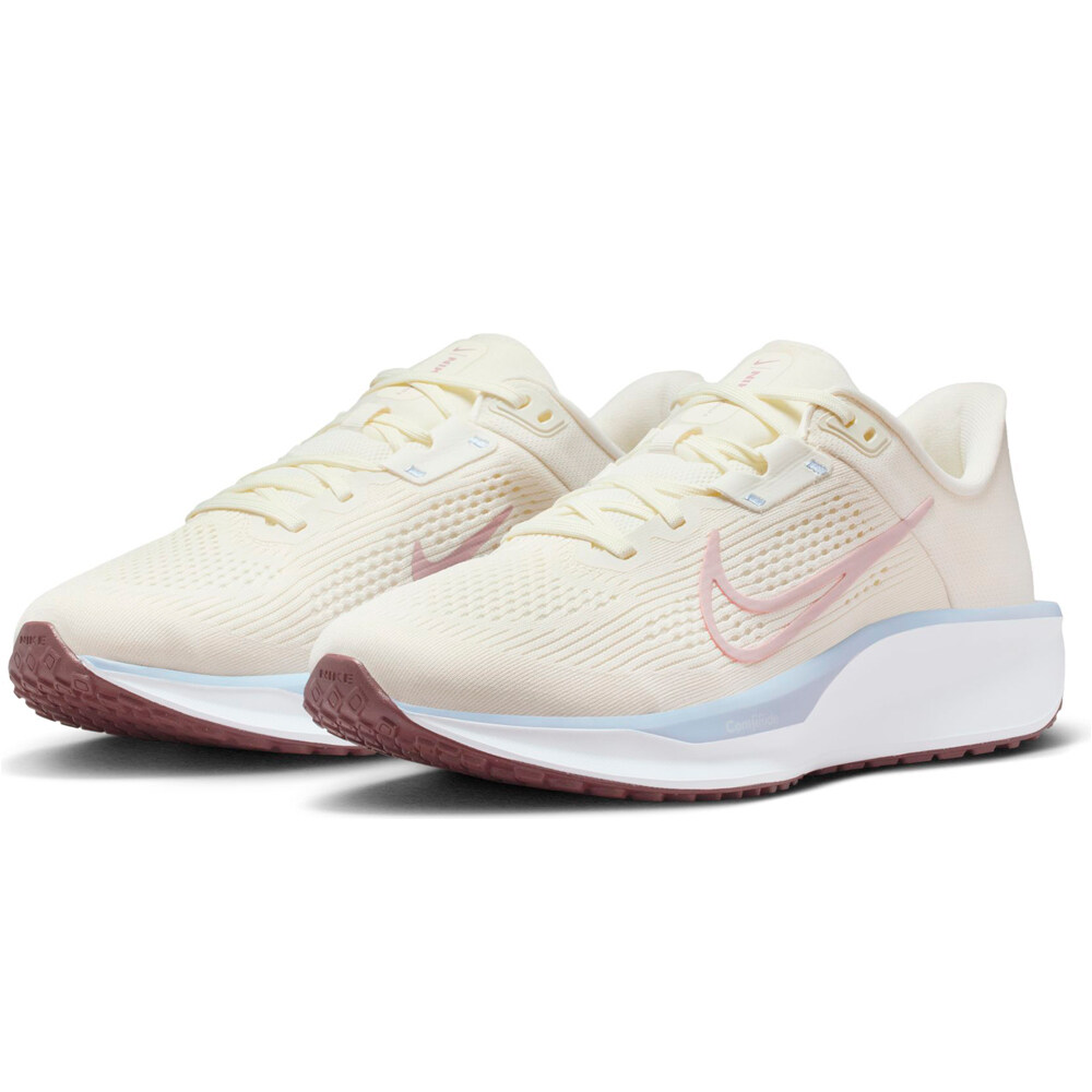 Nike zapatilla running mujer QUEST 6 BLANCO lateral interior