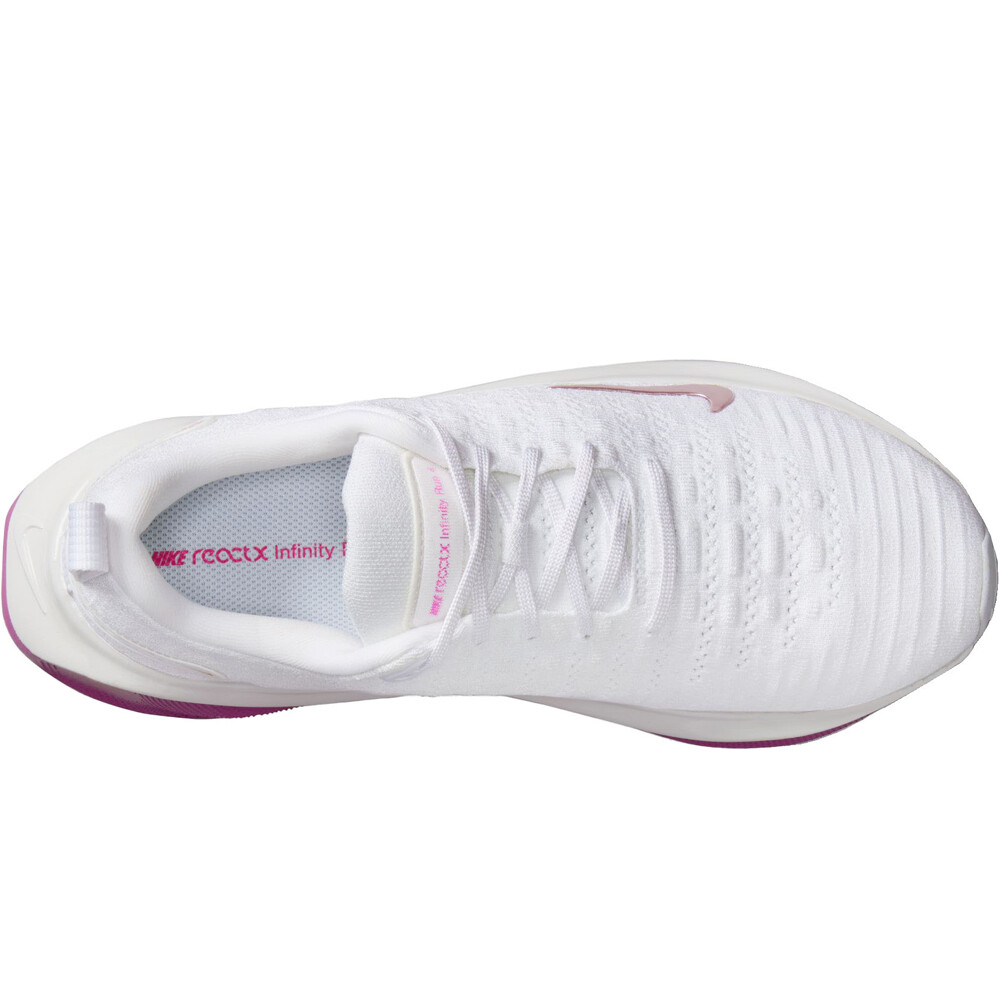 Nike zapatilla running mujer REACTX INFINITY RUN 4 BLANCO 05