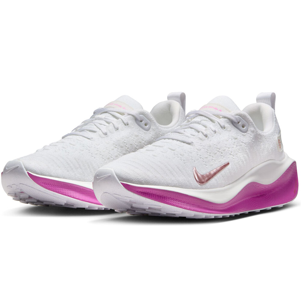 Nike zapatilla running mujer REACTX INFINITY RUN 4 BLANCO lateral interior