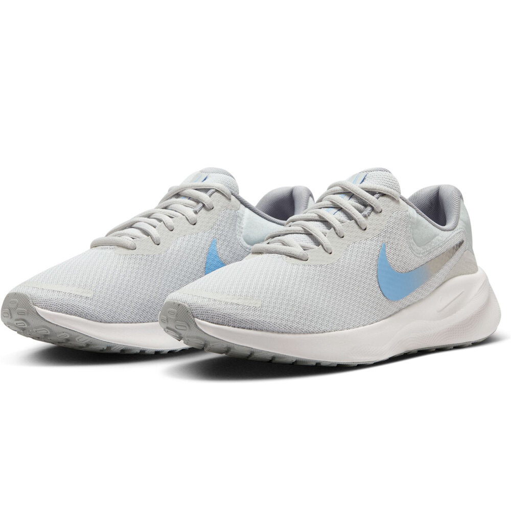 Nike zapatilla running mujer REVOLUTION 7 GRIS lateral interior